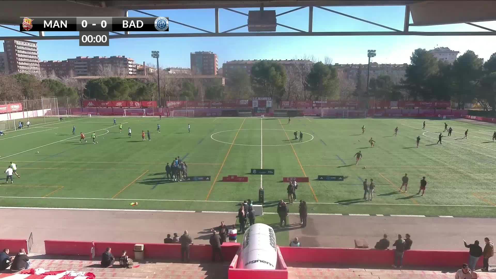C.E. Manresa	VS CF Badalona Futur