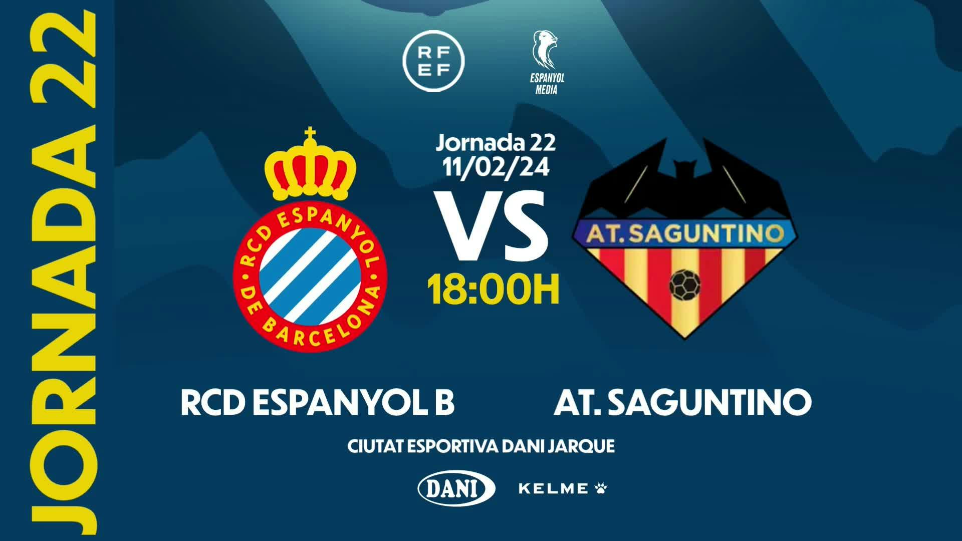 R.C.D. Espanyol de Barcelona SAD "B" VS At. Saguntino