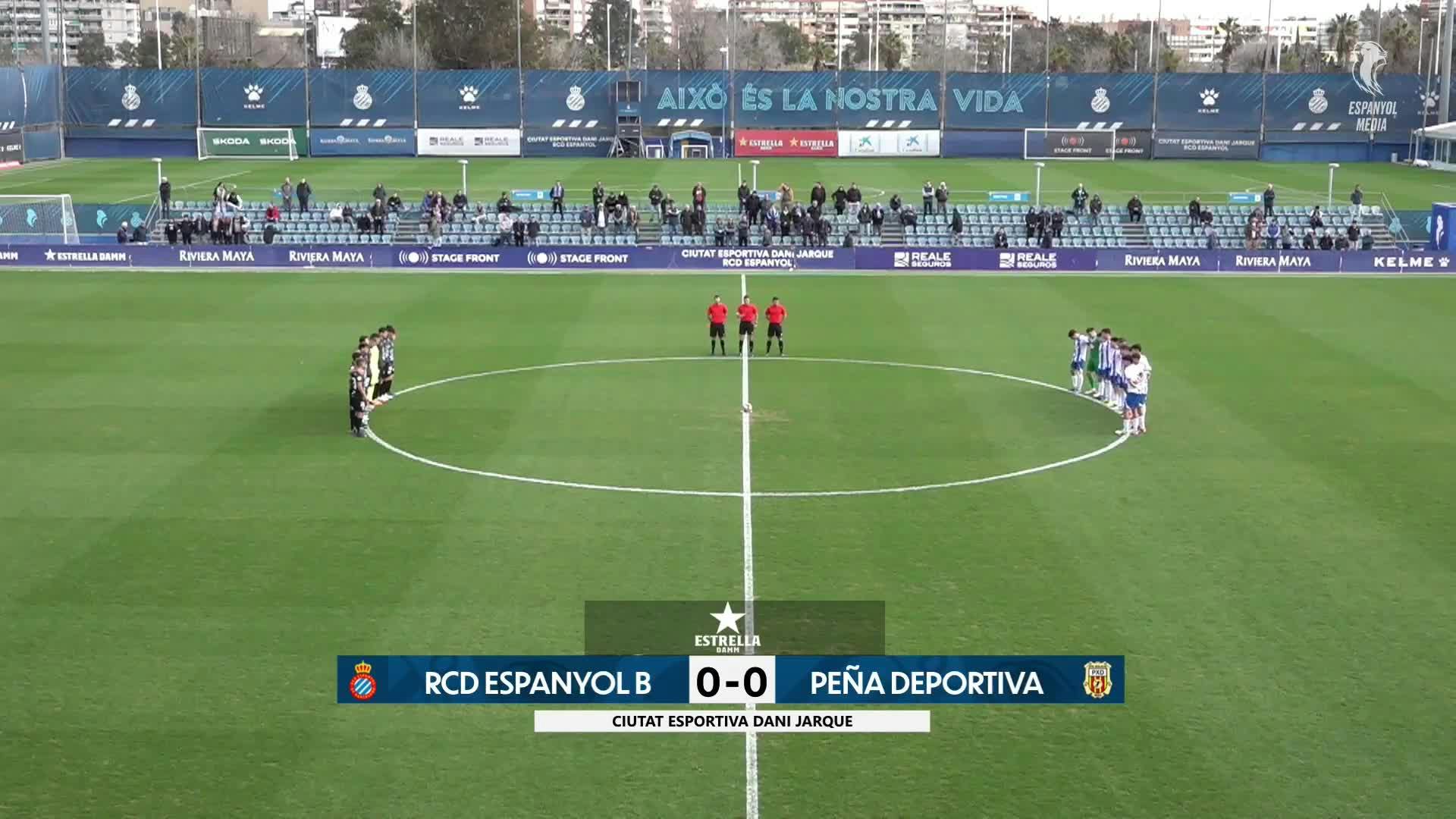 R.C.D. Espanyol de Barcelona SAD "B" VS SCR Peña Deportiva
