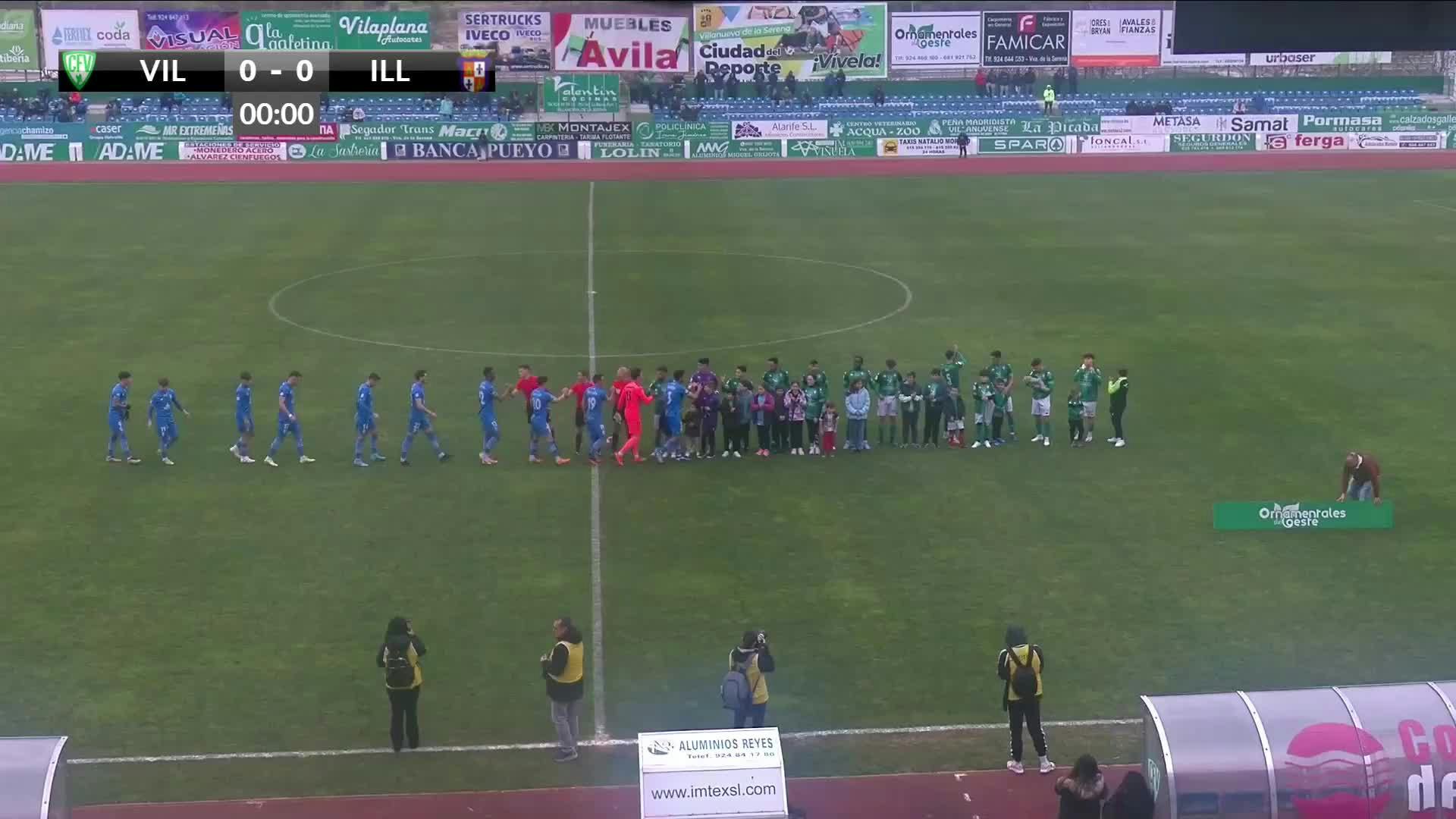 C.F. Villanovense	VS C.D. Illescas
