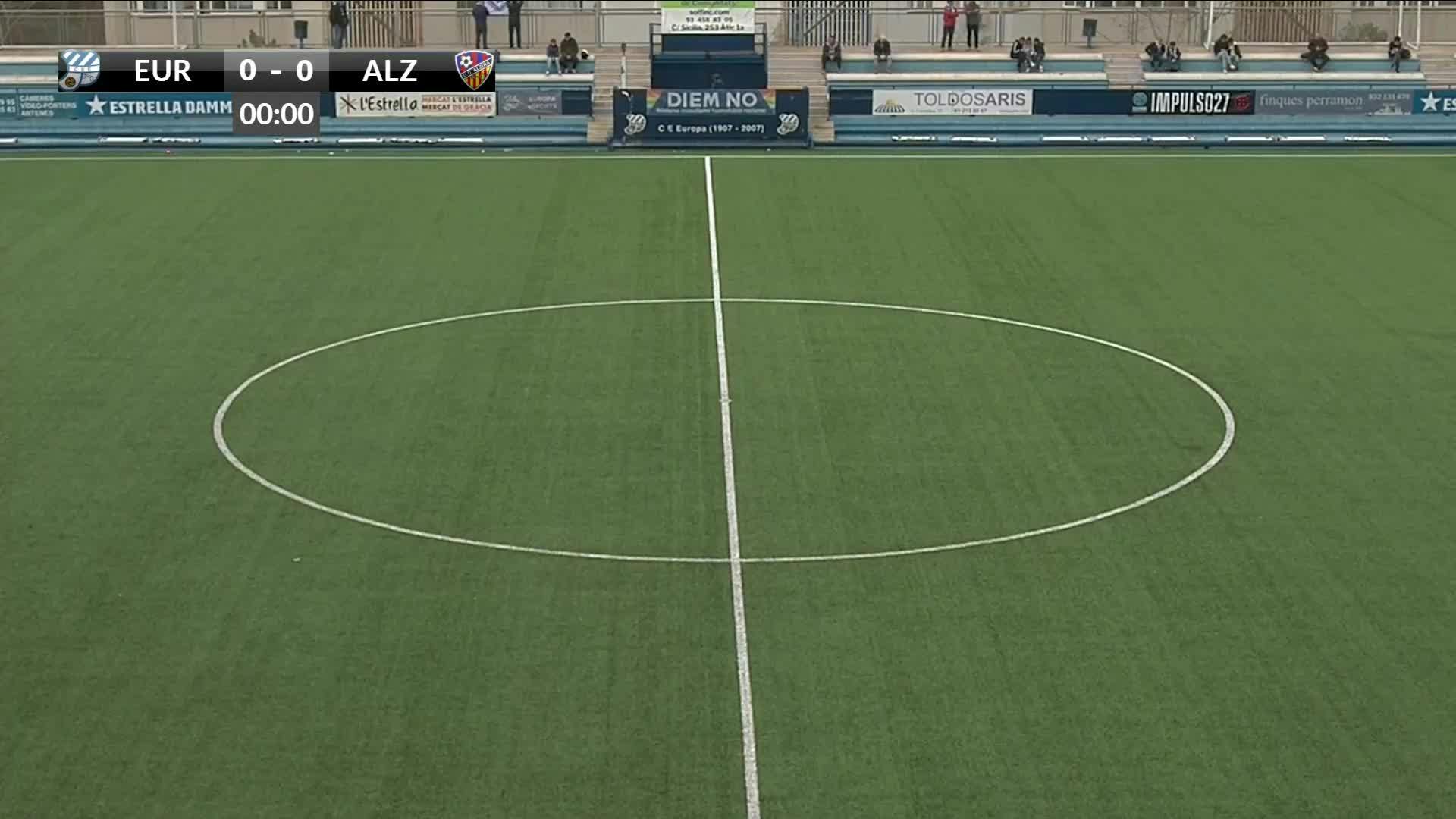 Club Esportiu Europa VS U.D. Alzira