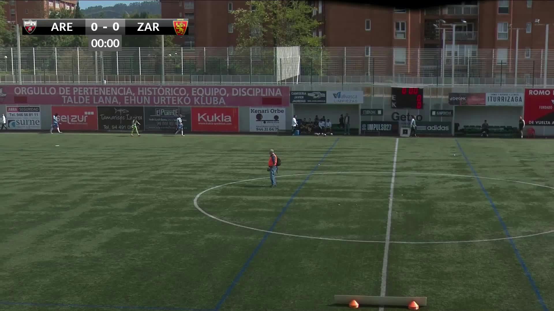 Arenas Club VS Real Zaragoza Deportivo Aragón