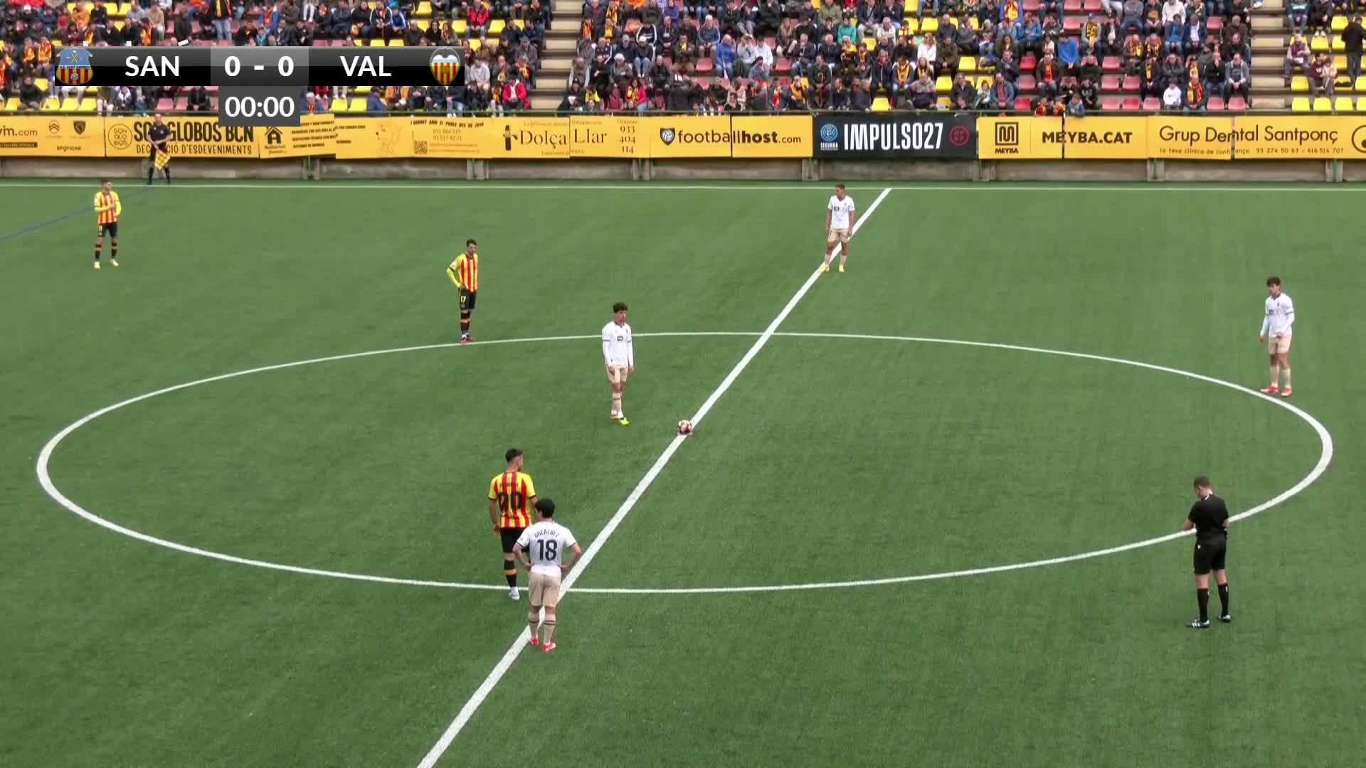 U.E. Sant Andreu VS Valencia-Mestalla