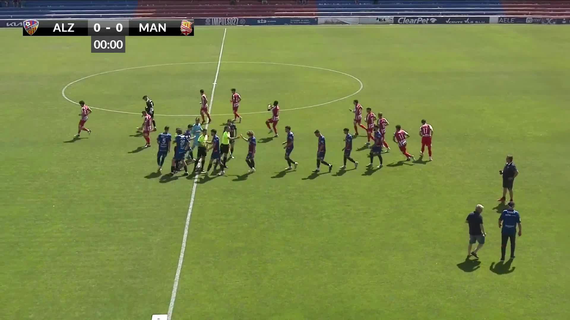 U.D. Alzira VS C.E. Manresa