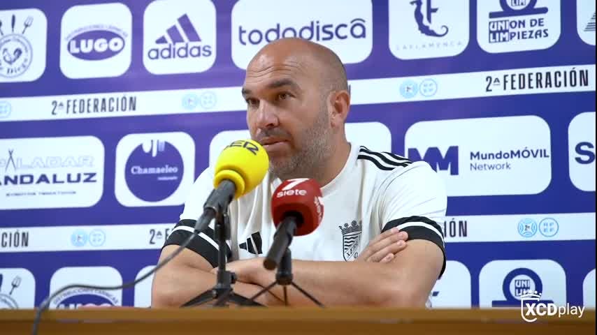 Rueda de prensa de Galiano previa al Unión Molinense - Xerez CD