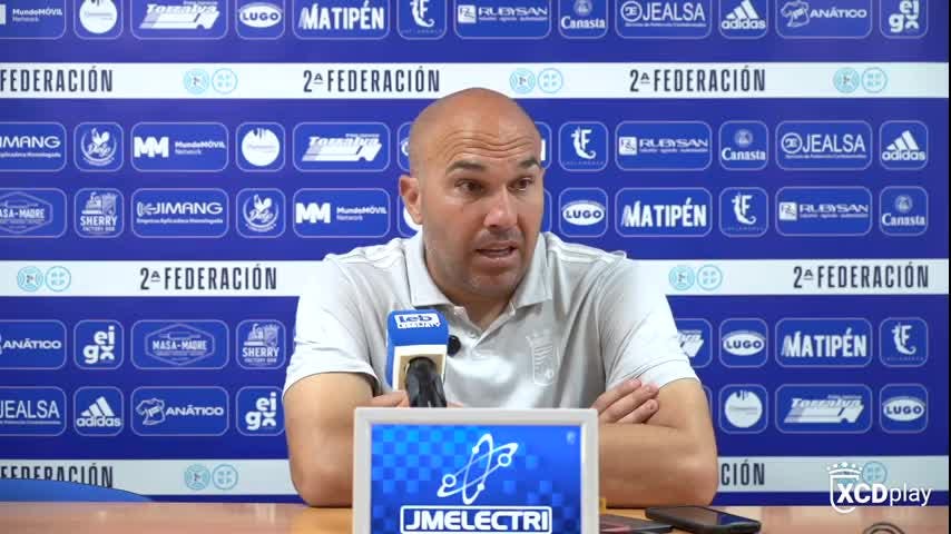 Rueda de prensa Diego Galiano post partido Xerez CD - Atl. Antoniano