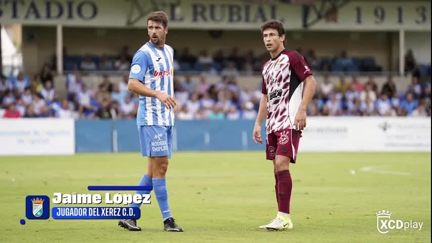 Rueda de prensa de Jaime López jugador del Xerez CD. | Post partido Águilas FC - Xerez CD