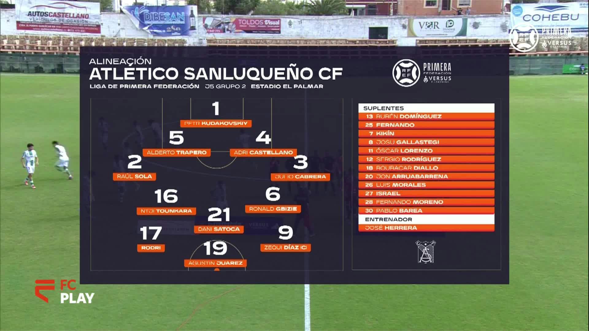 Atlético Sanluqueño CF vs FC Cartagena