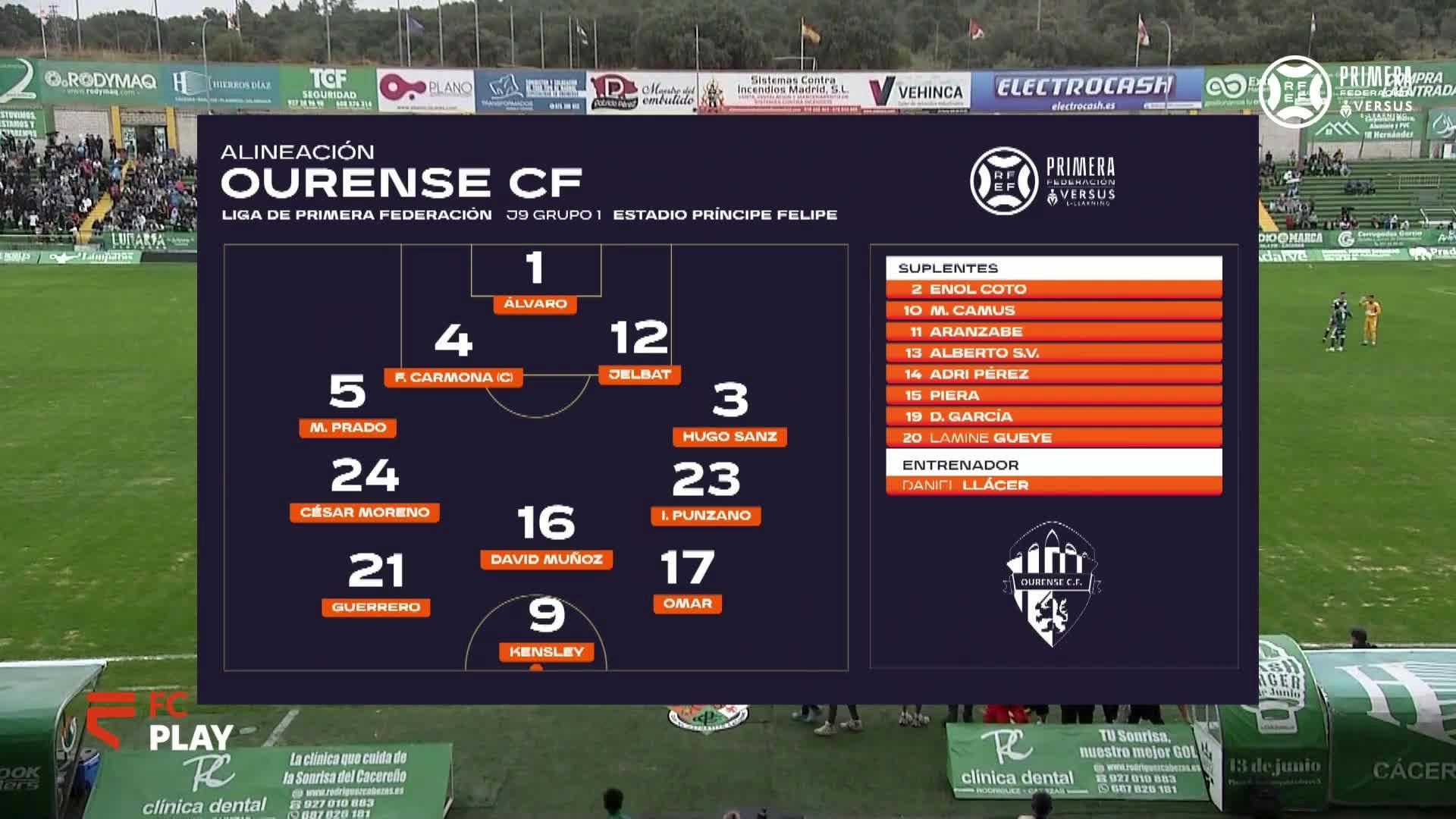 CP Cacereño vs Ourense CF