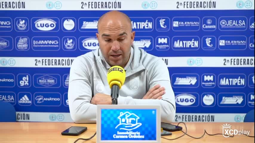 Rueda de prensa, post partido Diego Galiano | Xerez CD - Lorca