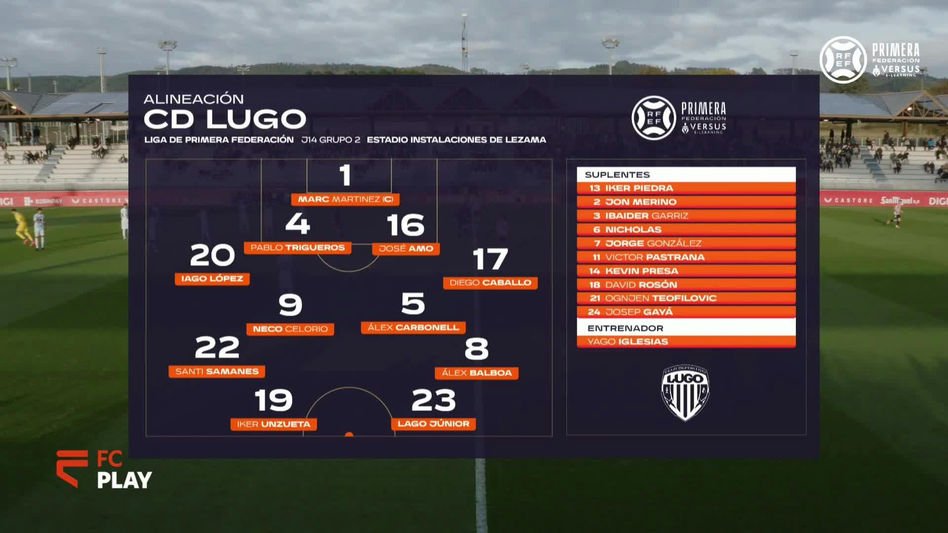 Athletic Club "B" vs CD Lugo