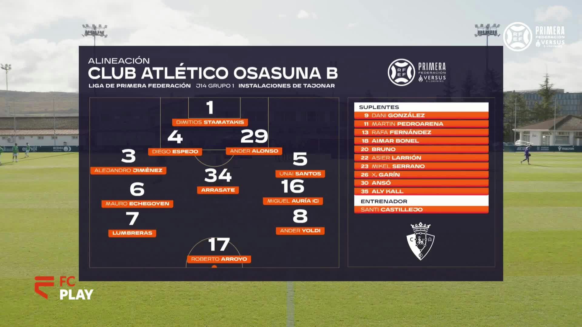 Club Atlético Osasuna "B" vs Zamora CF