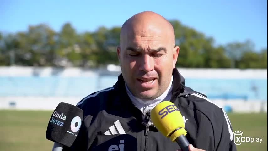 Rueda de prensa Diego Galiano, previa del Xerez CD - Real Jaén