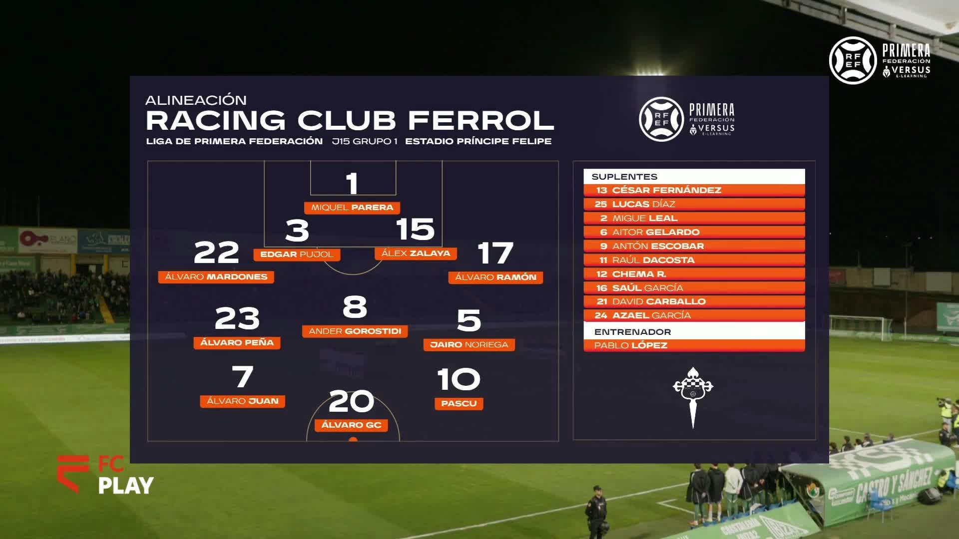 CP Cacereño vs Racing Club Ferrol