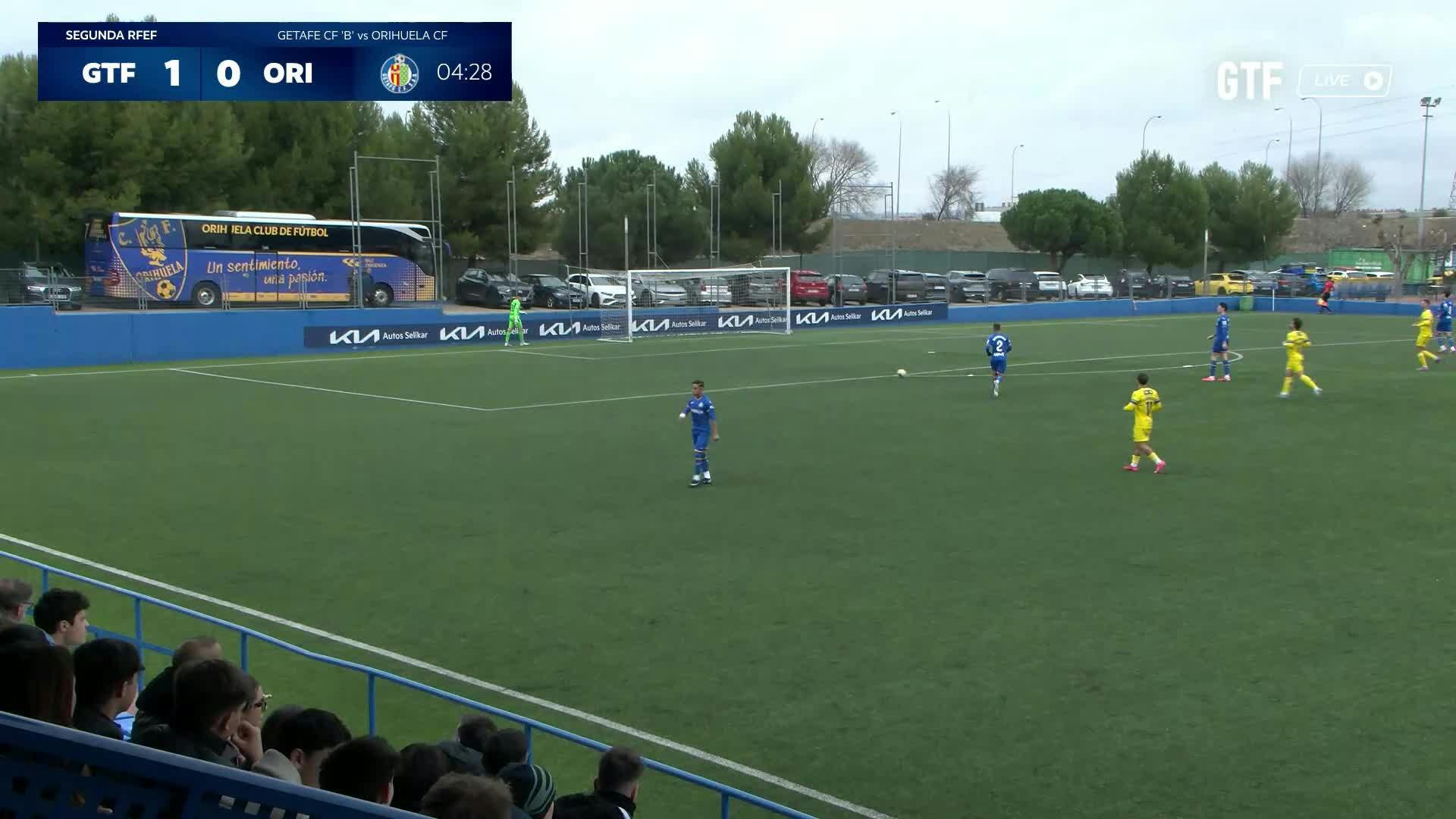 2ª RFEF	Getafe B 	Orihuela CF