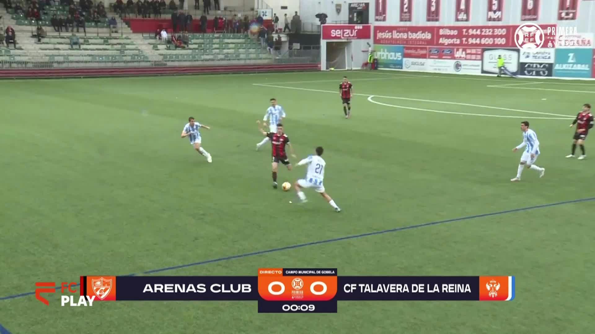 Arenas Club vs CF Talavera de la Reina