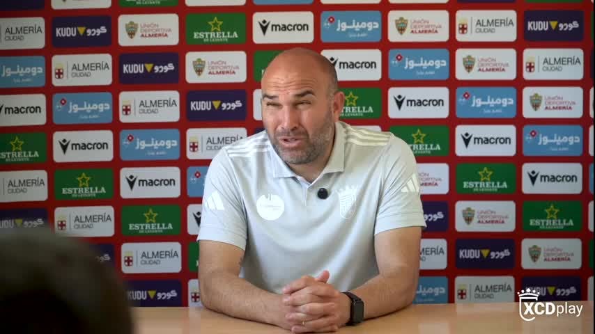 Rueda de prensa, post partido Almería B - Xerez CD