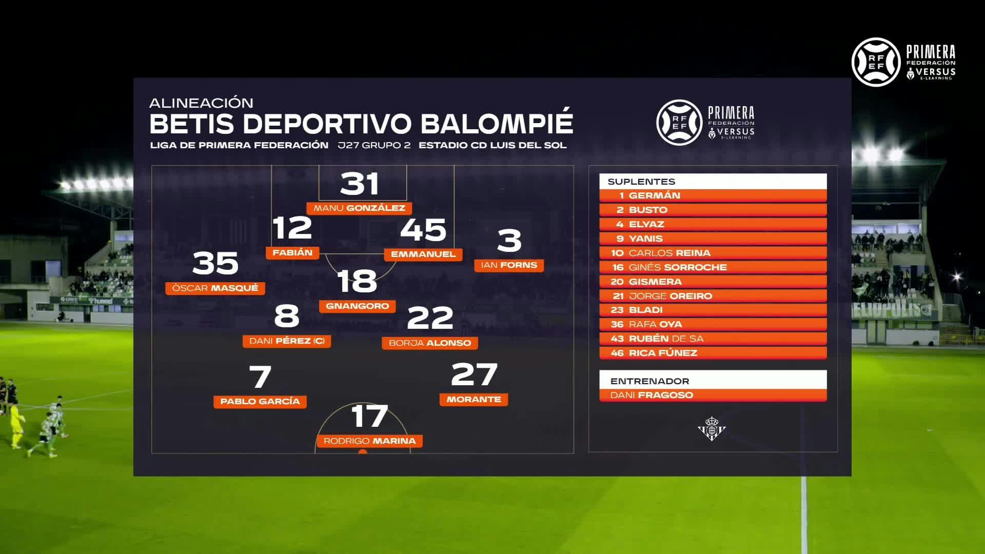 Betis Deportivo Balompié vs Sevilla Atlético