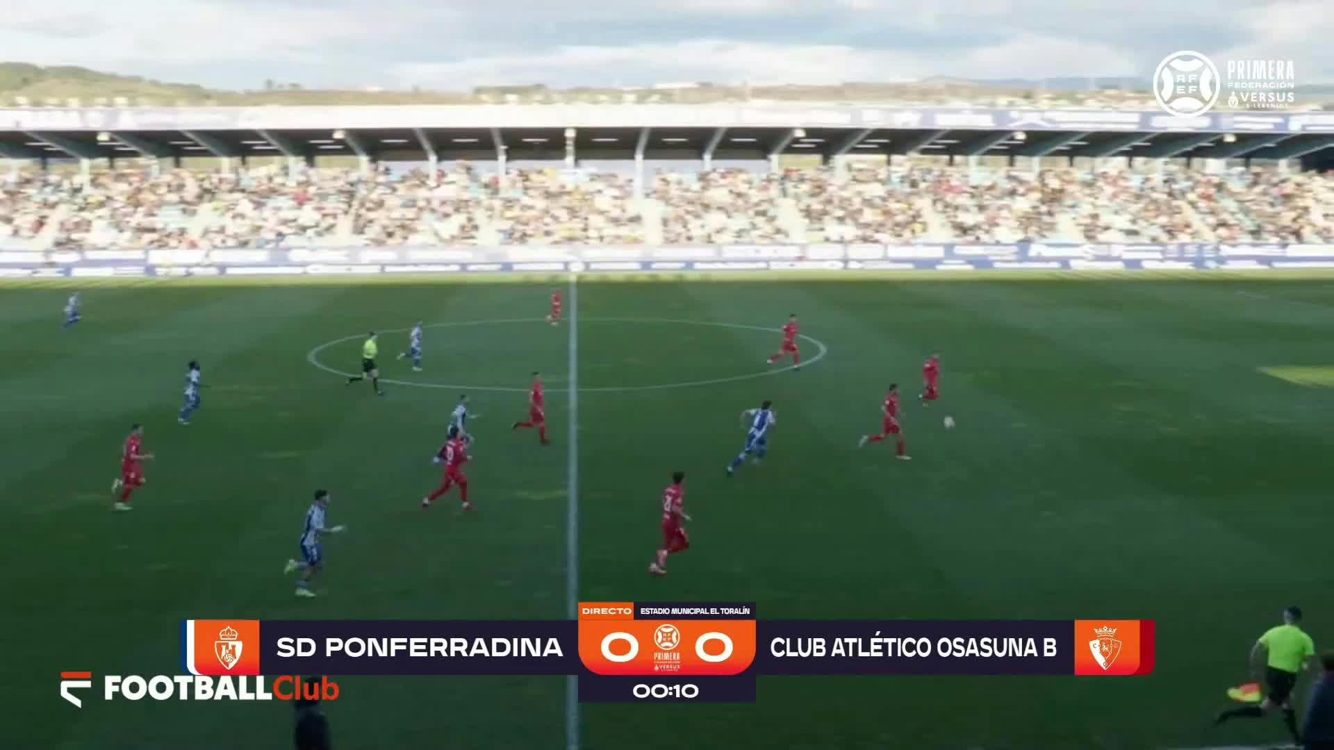 SD Ponferradina vs Club Atlético Osasuna "B"