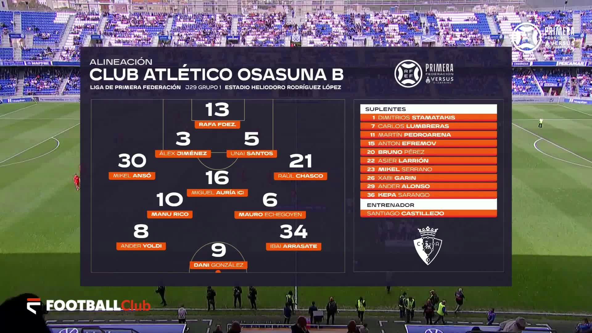 CD Tenerife vs Club Atlético Osasuna "B"