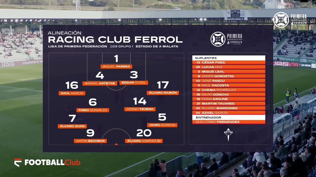 Racing Club Ferrol vs Barakaldo CF