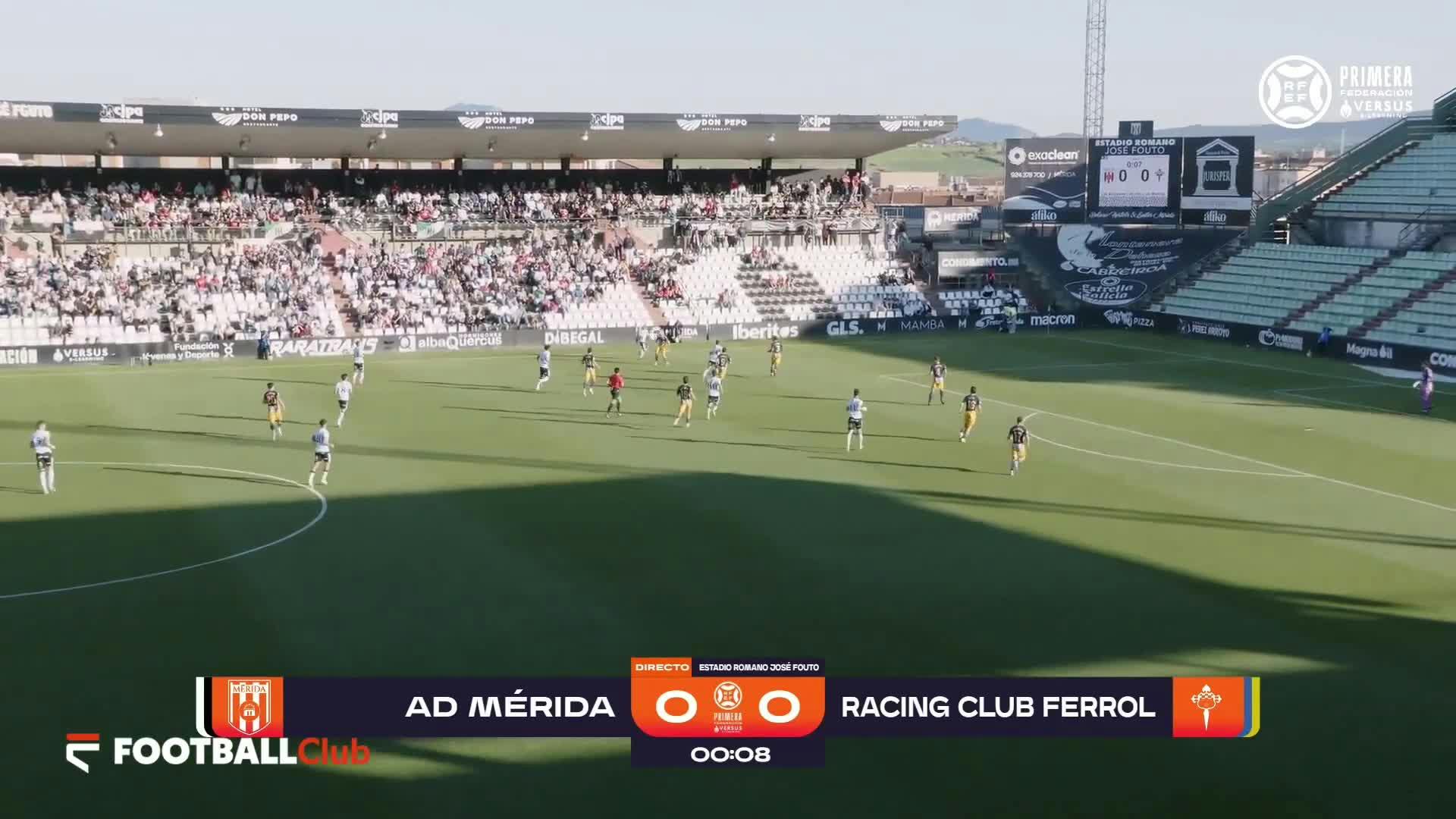 AD Mérida vs Racing Club Ferrol