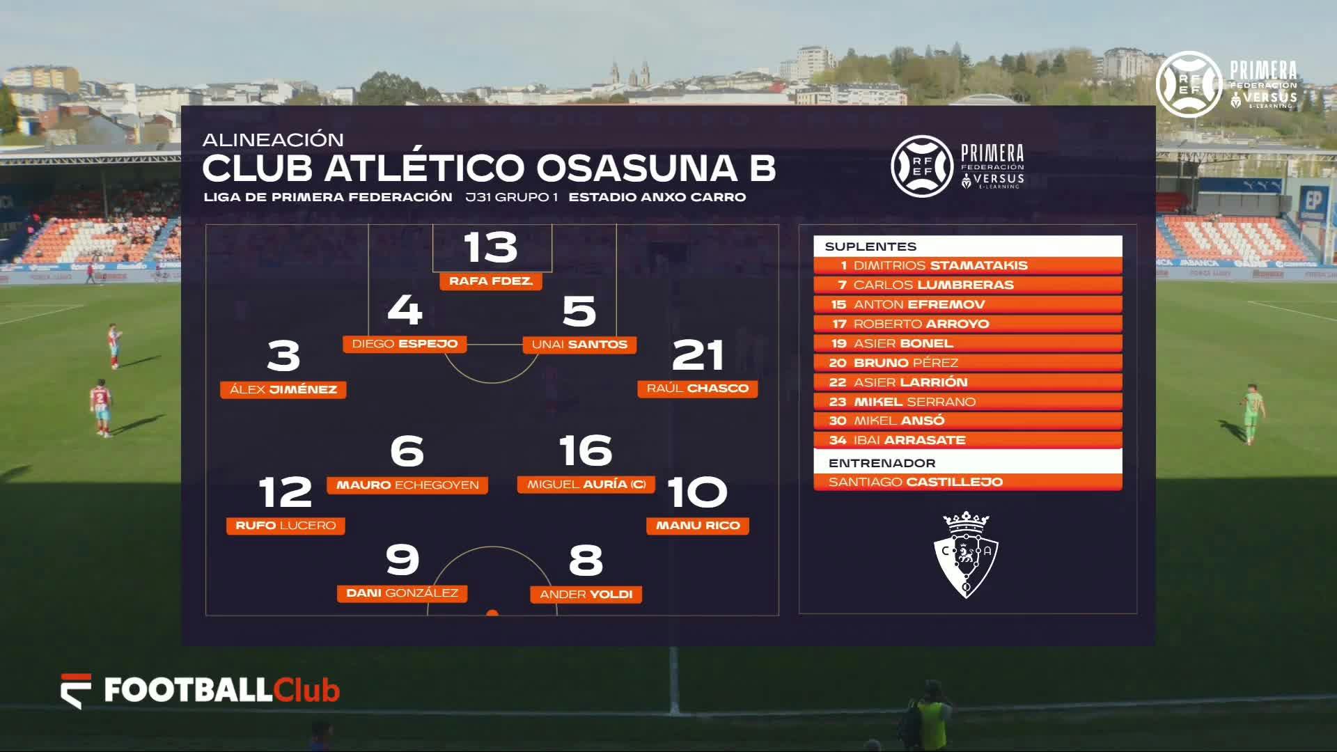 CD Lugo vs Club Atlético Osasuna "B"