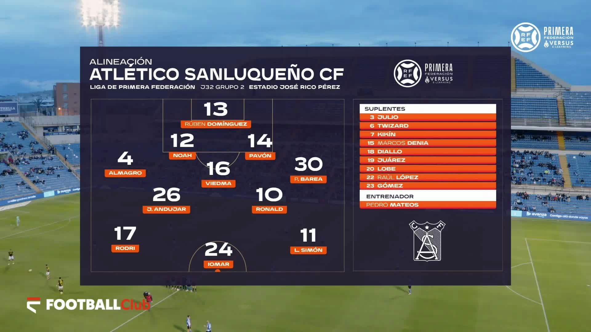 Hércules de Alicante CF vs Atlético Sanluqueño CF