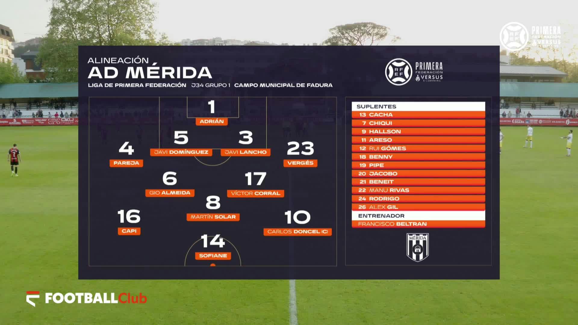 Arenas Club vs AD Mérida
