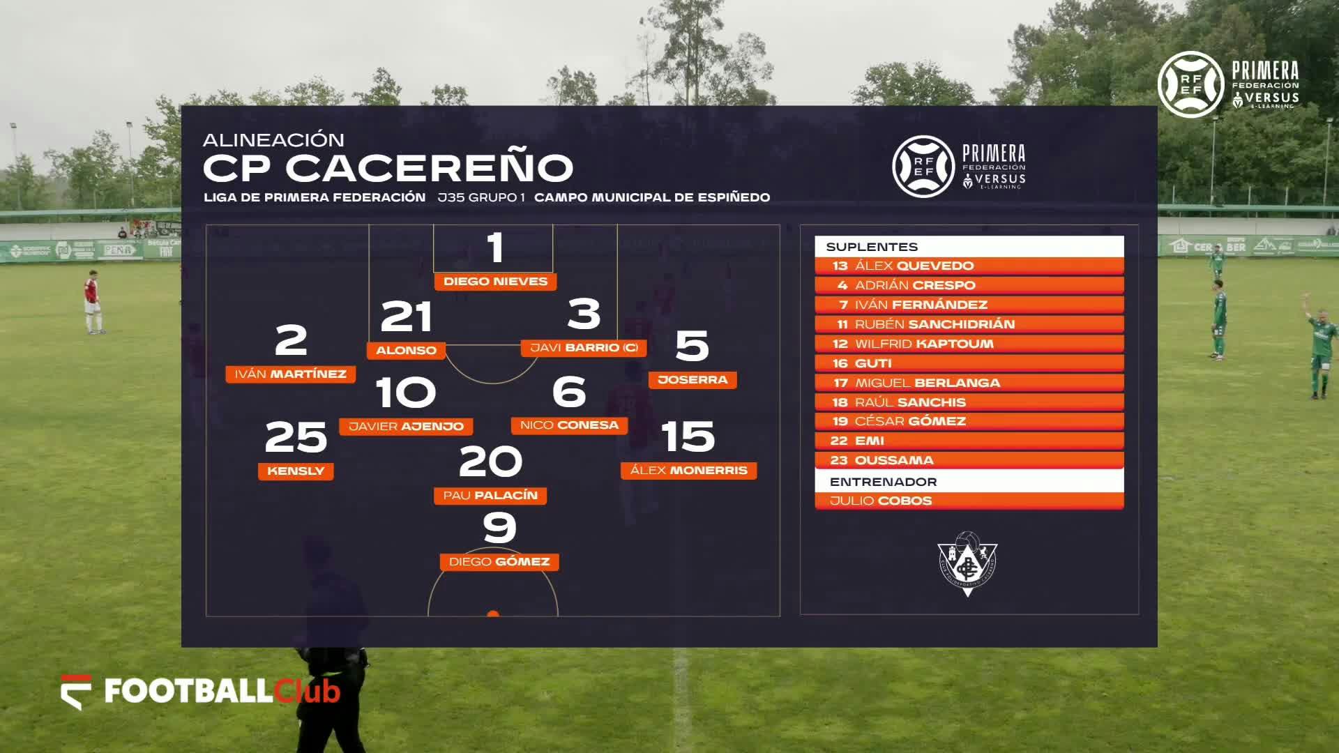 CD Arenteiro vs CP Cacereño