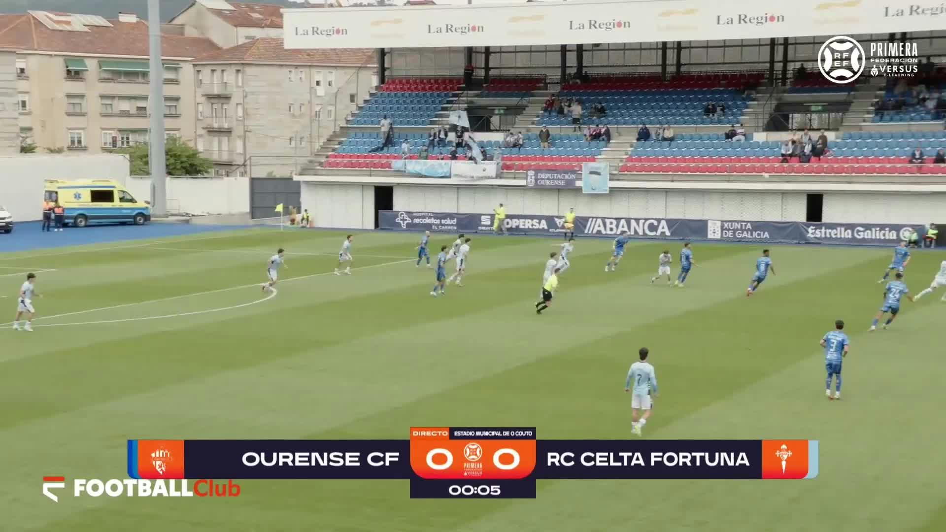 Ourense CF vs RC Celta Fortuna