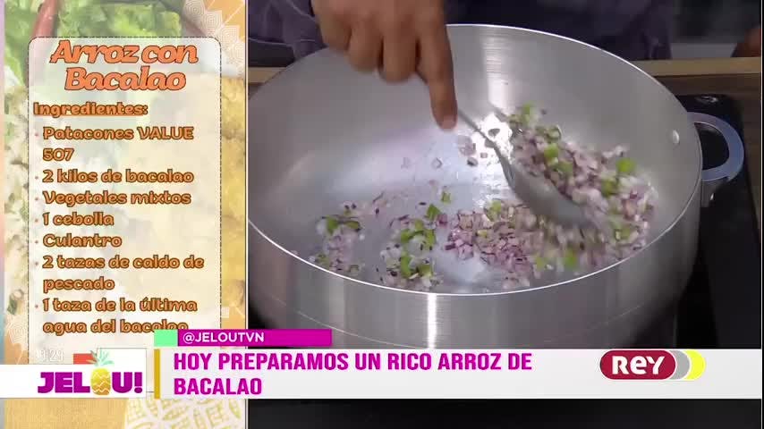 Cocina con Alexis: Arroz con bacalao
