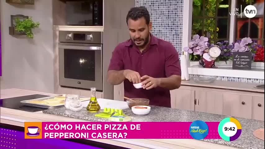 Cocina con Alexis: Pizza casera de pepperoni
