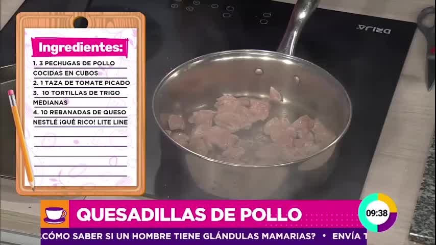 Cocina con Alexis: Quesadillas de pollo