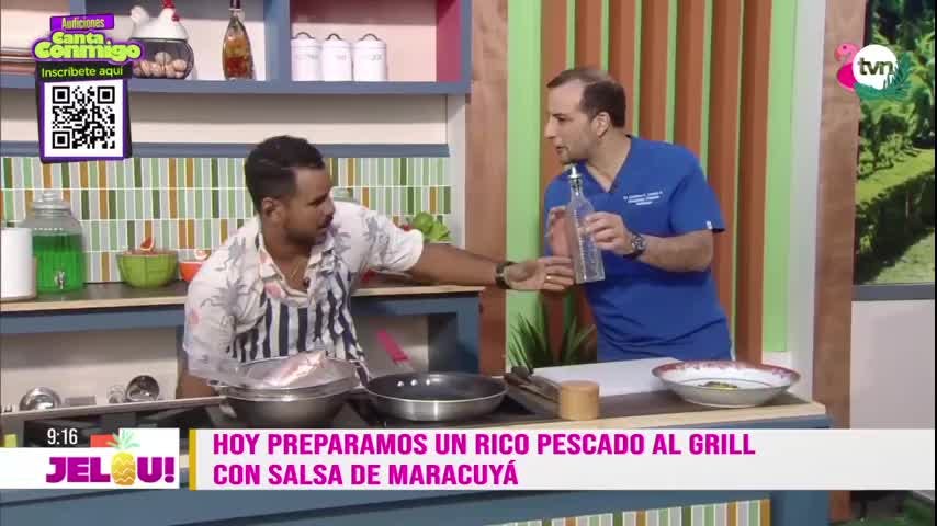 Cocina con Alexis: Pescado al grill en salsa de maracuyá