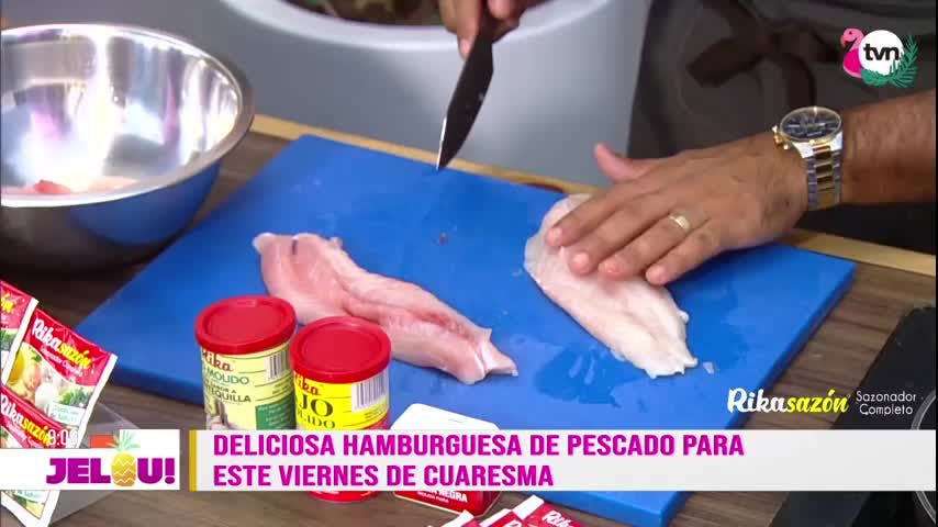 Cocina con Alexis: Hamburguesa de pescado