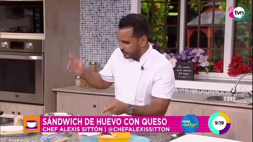 Cocina con Alexis: Sándwich de huevo con queso