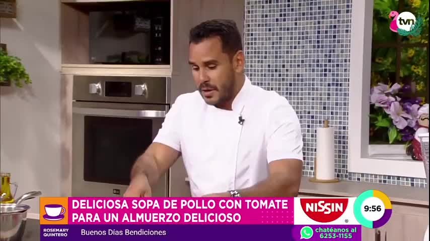 Cocina con Alexis: Sopa de pollo y tomate