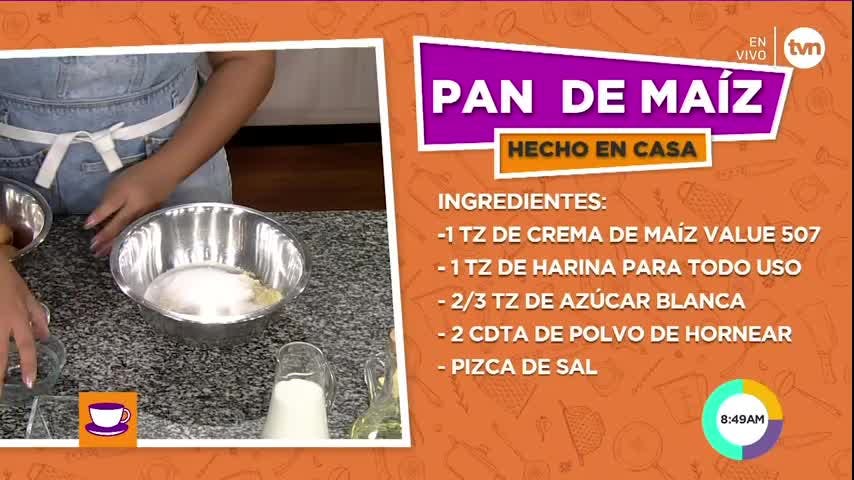 Cocina con Alexis: Pan de Maíz 