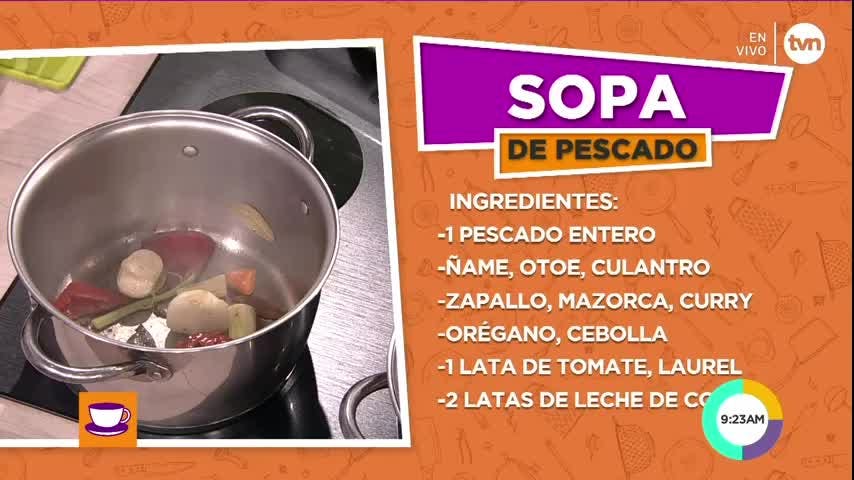 Cocina con Alexis: Sopa de pescado