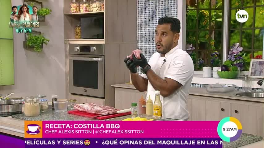 Cocina unas costillas bbq con Alexis Sittón