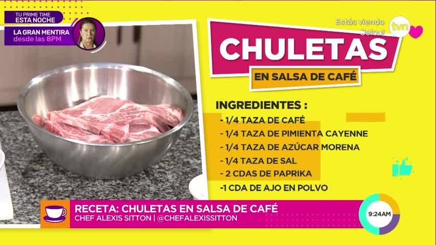 Aprende a realizar unas chuletas en salsa de café