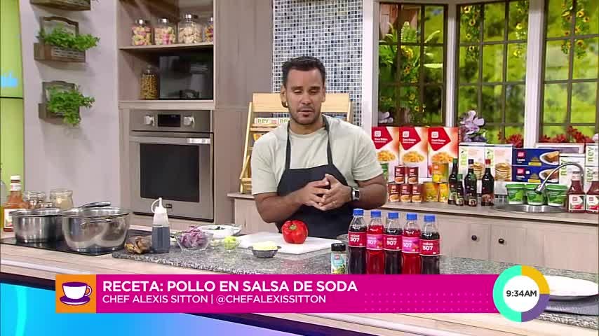 Realiza un pollo en salsa de soda