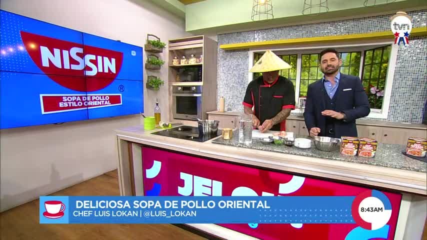 Prepara una deliciosa sopa de pollo oriental