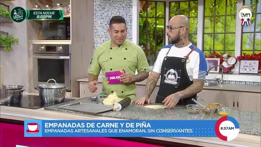 Aprenda a hacer empanadas de carne y piña