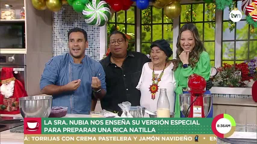 Preparamos con la Sra Nubia una rica natilla