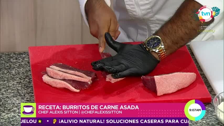 Aprende a preparar un burrito de carne asada