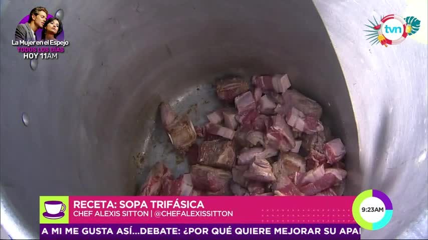 Cocinando con Alexis una deliciosa sopa trifásica