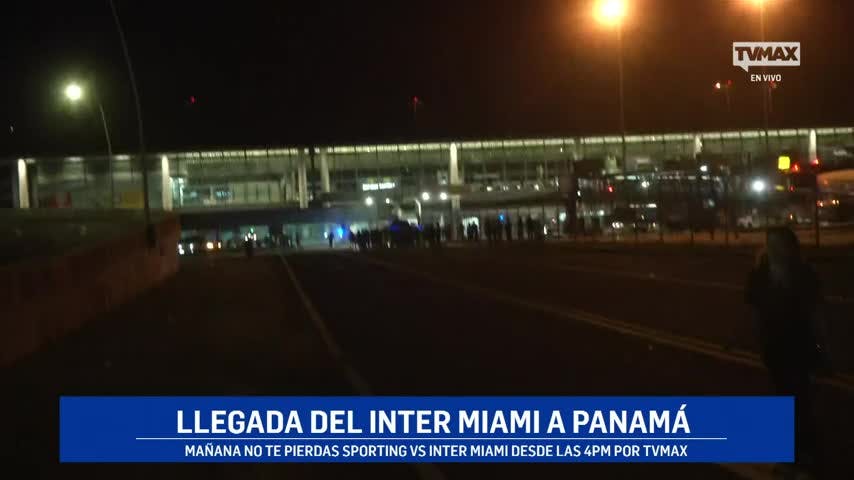 Llegada del Inter Miami a Panamá 