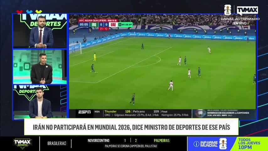 TVMAX Deportes - Miércoles 11 de marzo de 2026